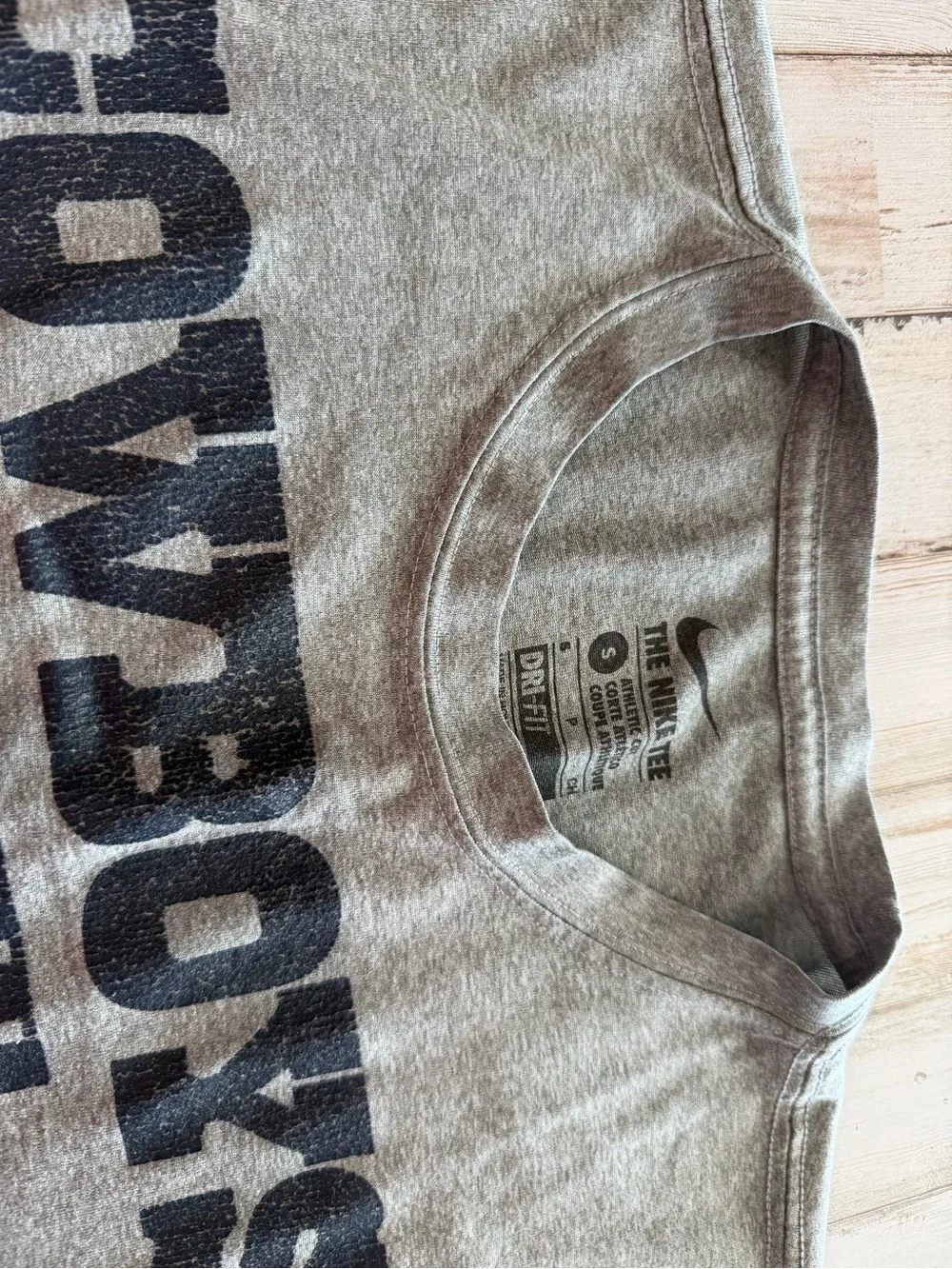 Nike Gray Cowboys Football Short Sleeve Tee